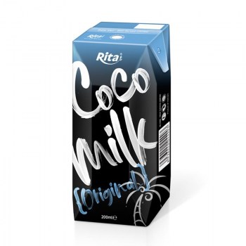 Coconut Milk with Grape Flavor 200ml Paper Box